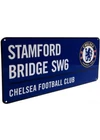 Kép 3/3 - CHELSEA fém utcatábla fehér