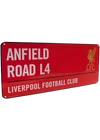 Kép 2/2 - LIVERPOOL fém utcanévtábla piros
