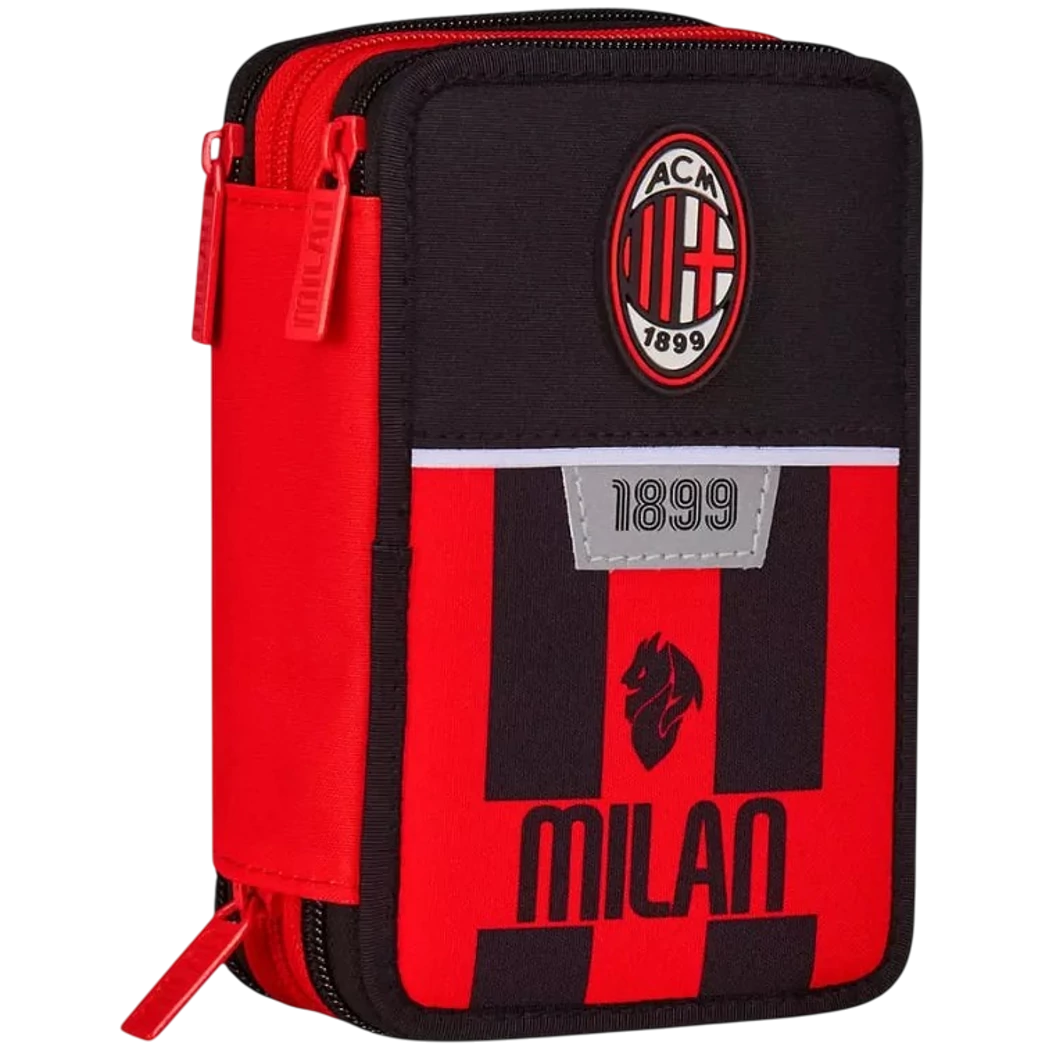 AC MILAN töltött tripla tolltartó 