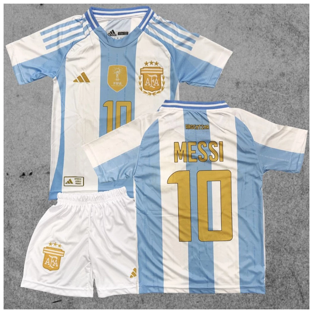 ARGENTÍN VÁLOGATOTT - Messi szurkolói gyerek mez szett