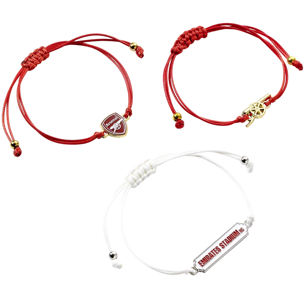 ARSENAL barátság karkötő szett (3 db-os)