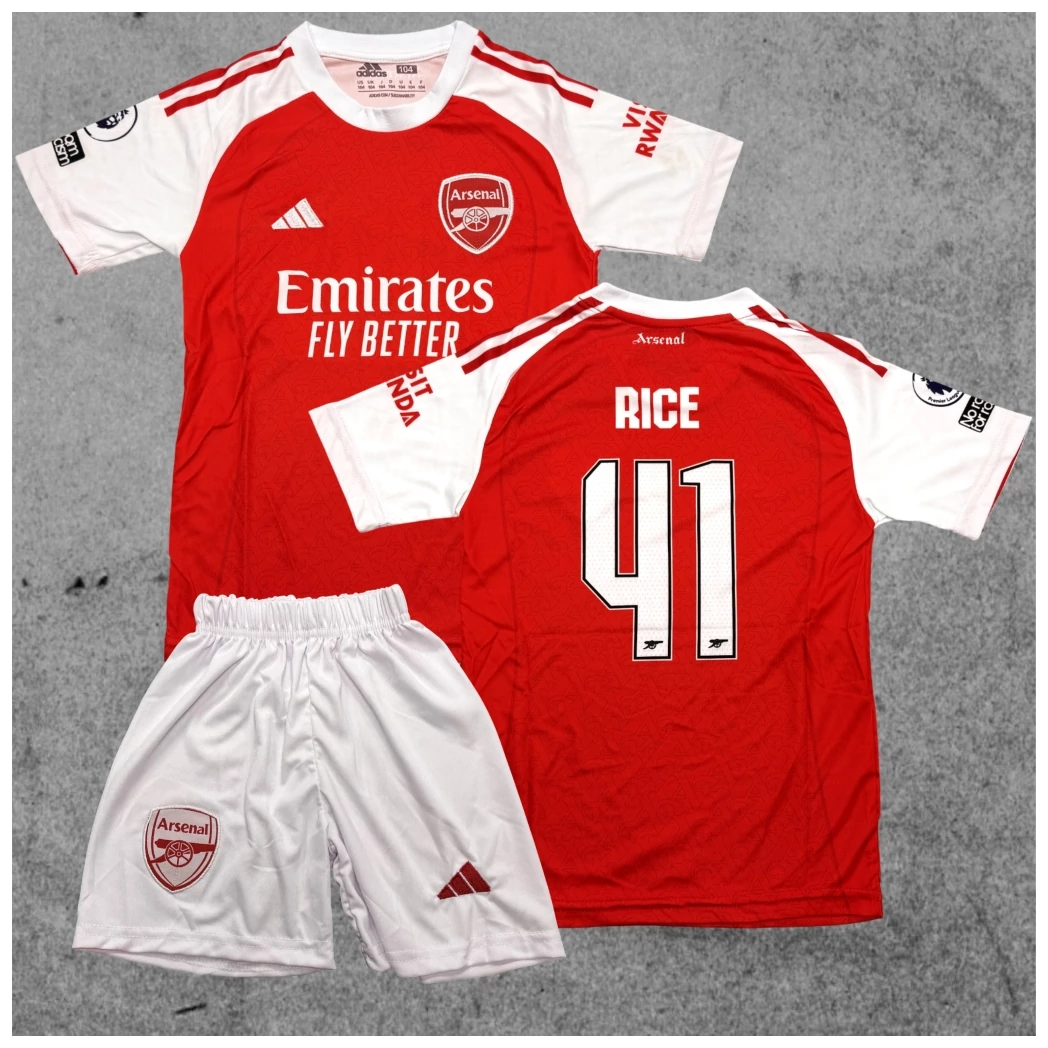 ARSENAL - Rice szurkolói gyerek mez szett
