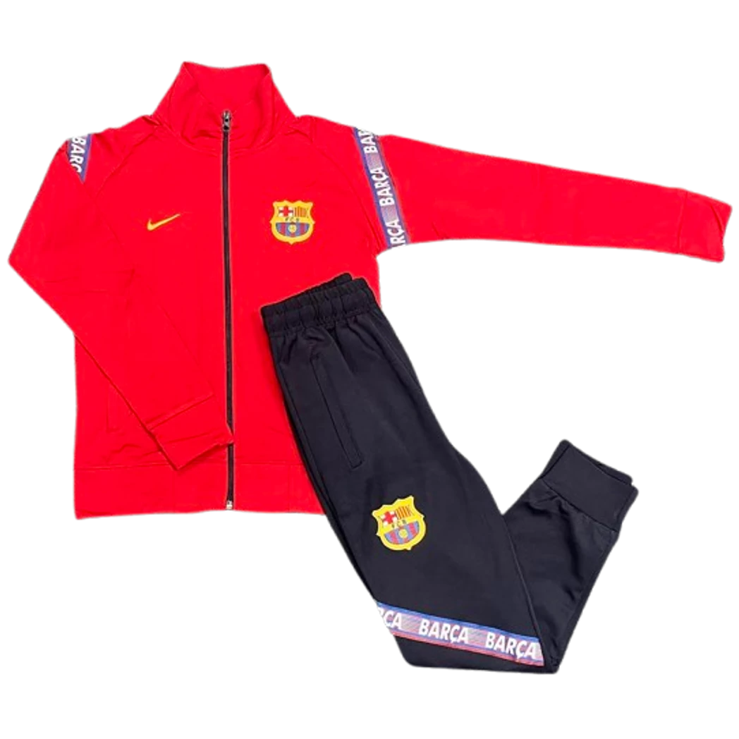 BARCELONA gyerek melegítő szett piros