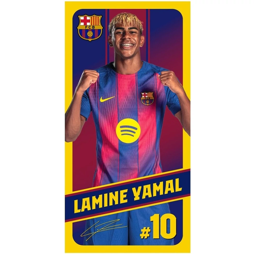 BARCELONA - LAMINE YAMAL törölköző