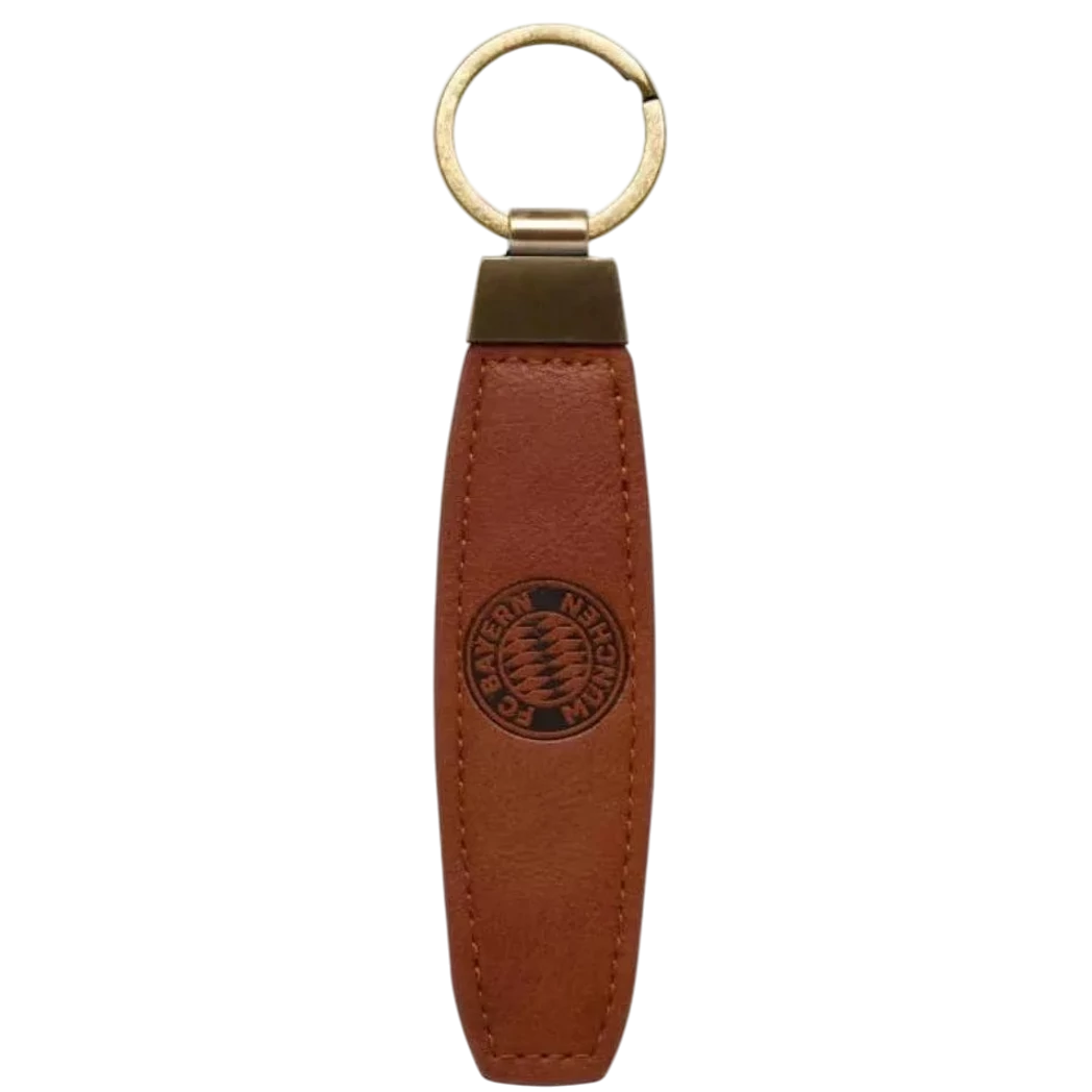 BAYERN MÜNCHEN elegáns bőr kulcstartó