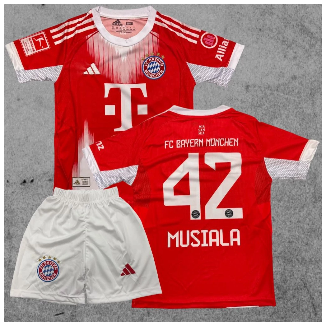 BAYERN MÜNCHEN - Musiala szurkolói gyerek mez szett
