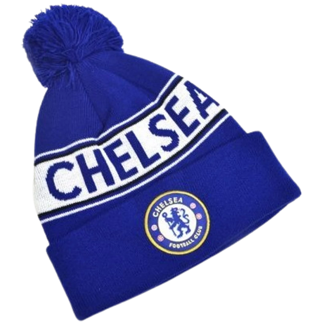 CHELSEA kötött téli sapka pomponos