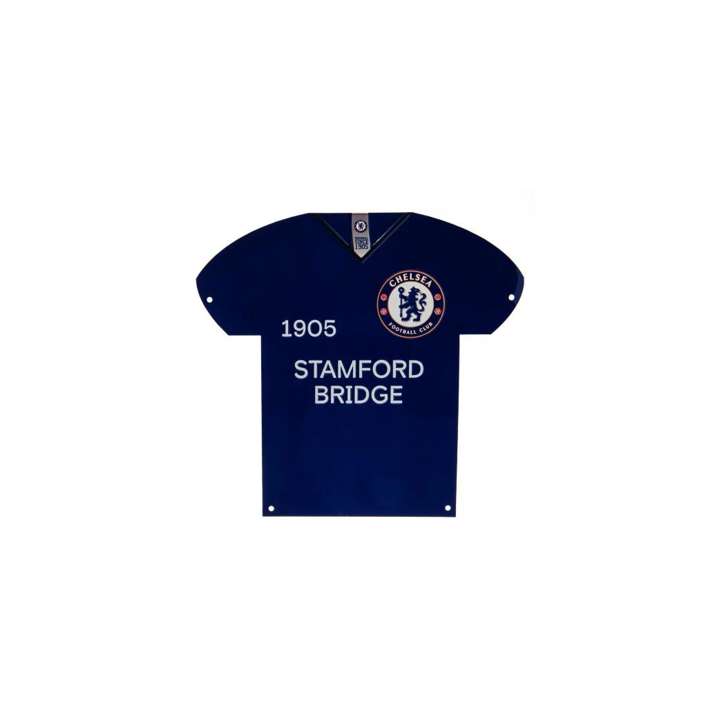 CHELSEA mez alakú fém tábla