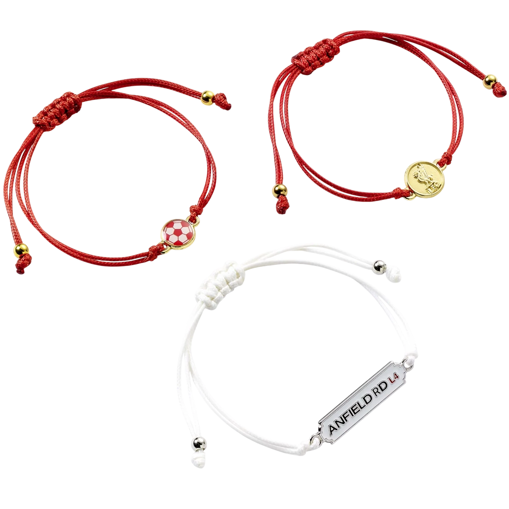 LIVERPOOL barátság karkötő szett (3 db-os)