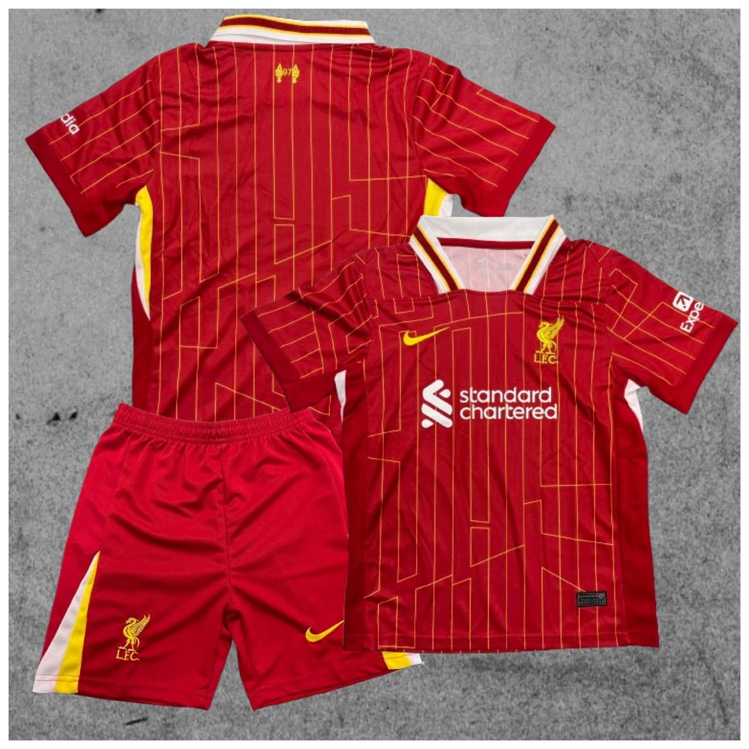 LIVERPOOL - Hazai 2024/2025 gyerek mez szett (felirat nélküli)