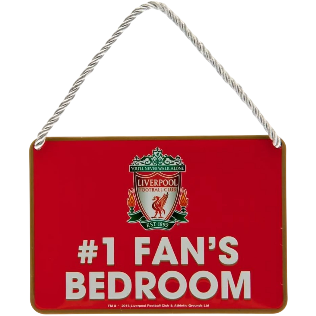 LIVERPOOL fém utcatábla "első számú szurkoló"