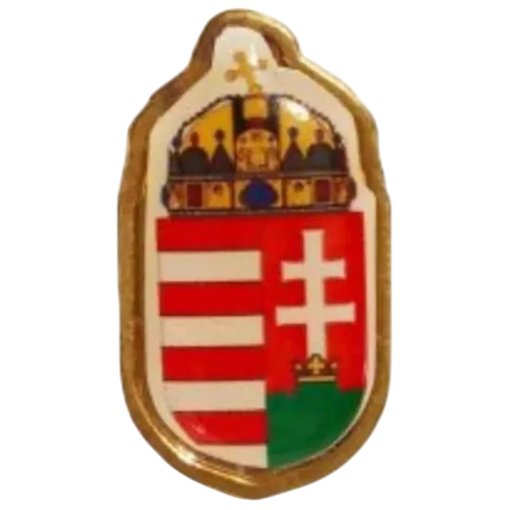 MAGYARORSZÁG koronás címeres kitűző