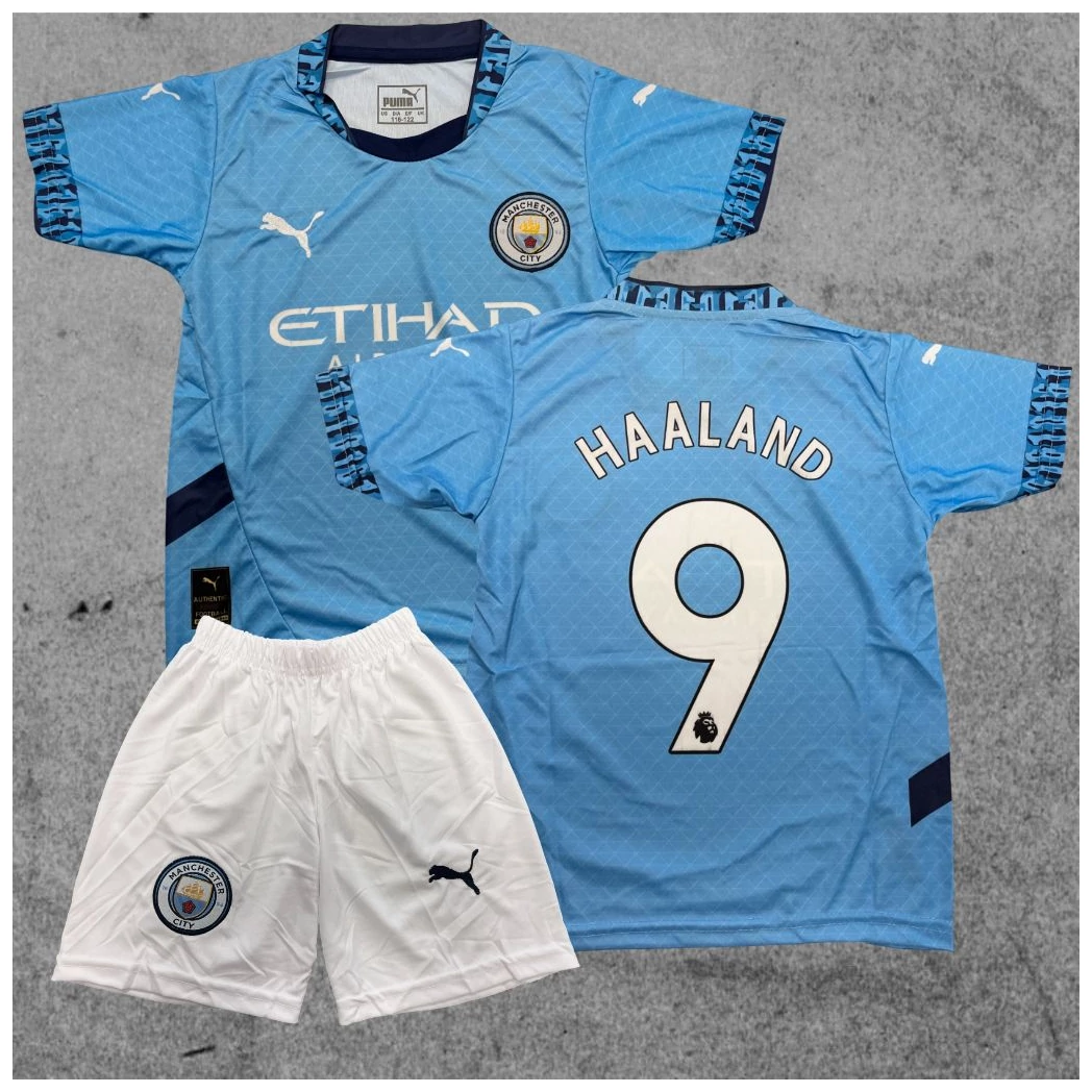 MANCHESTER CITY - Haaland szurkolói gyerek mez szett