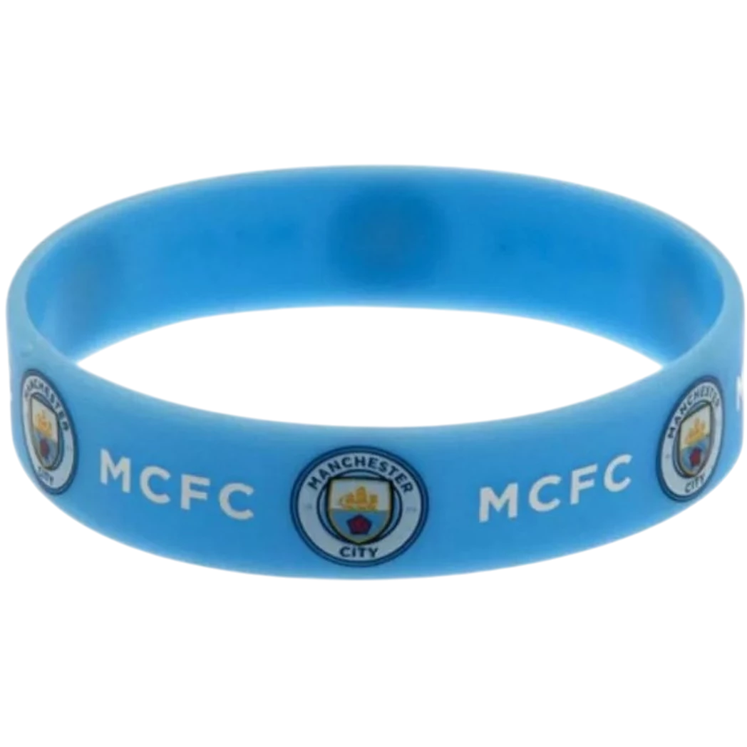 MANCHESTER CITY szilikon karkötő