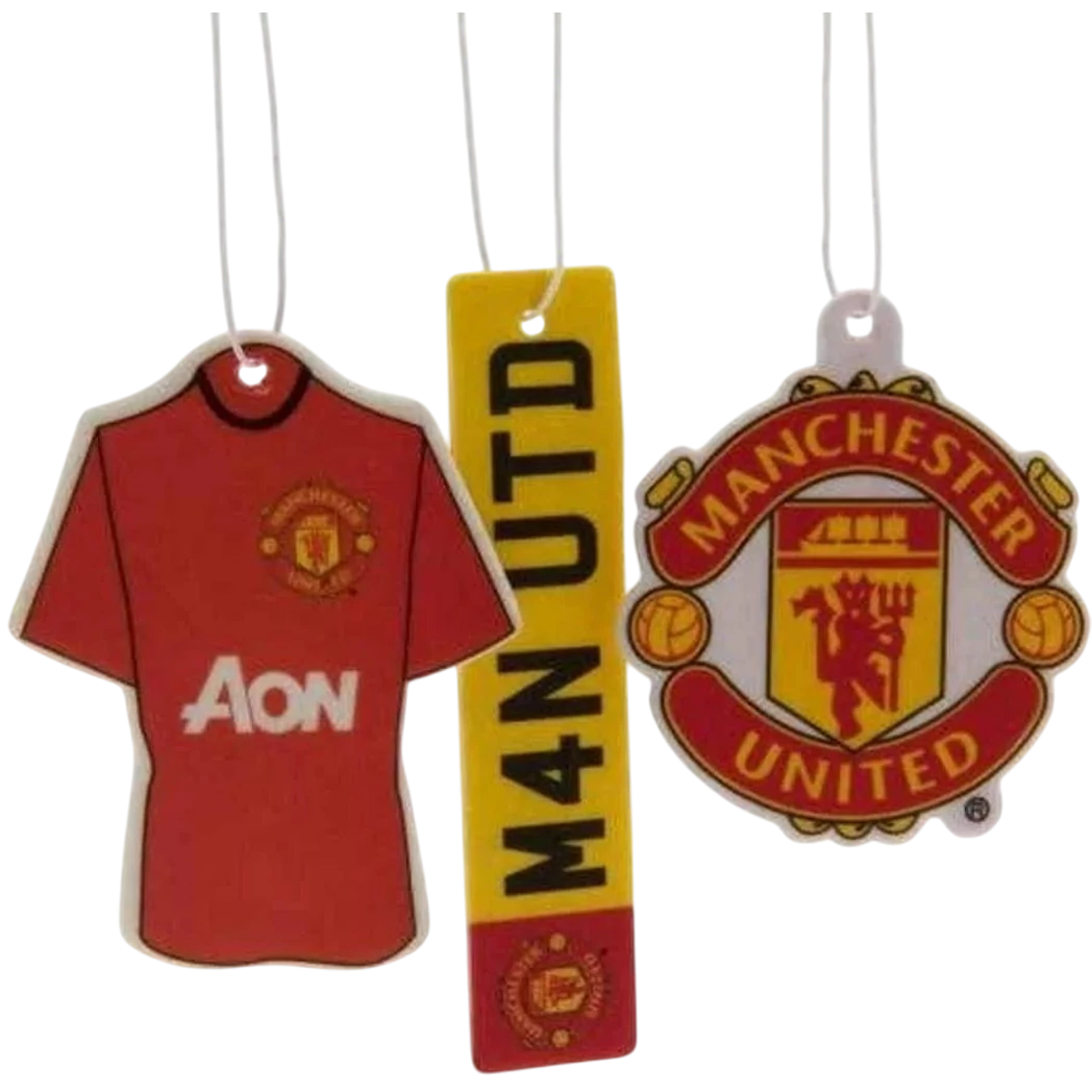 MANCHESTER UNITED autós illatosító 3 db-os