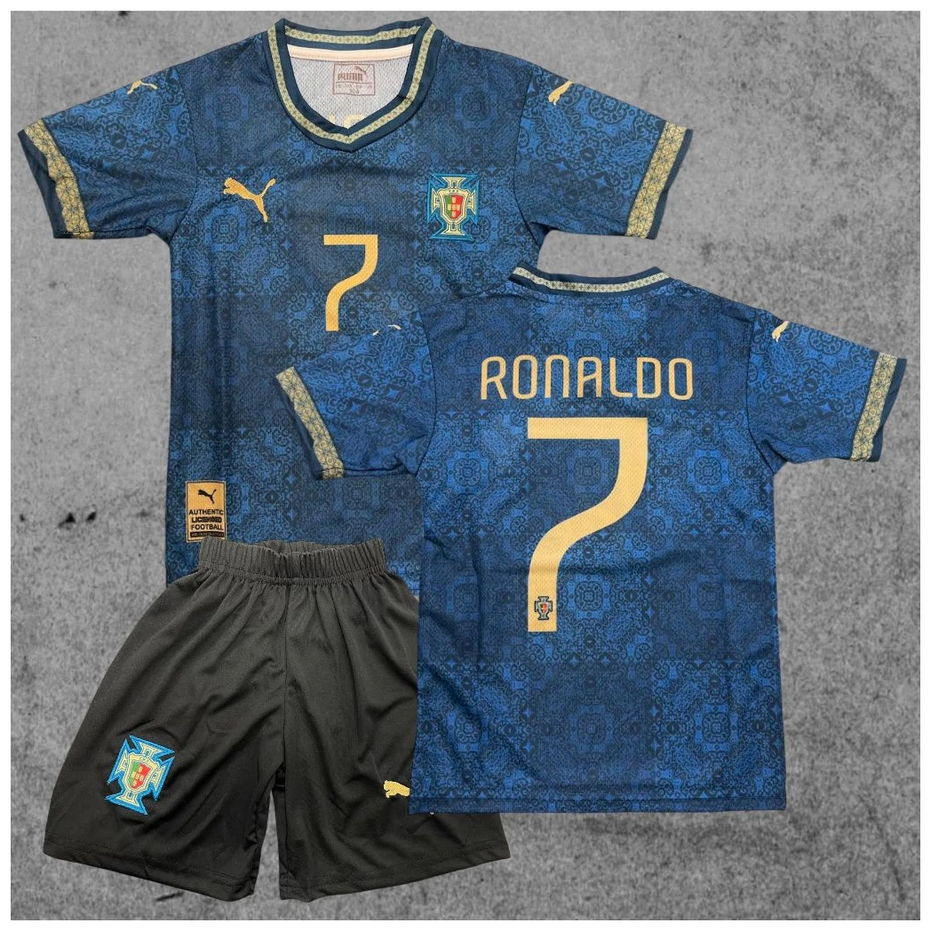 PORTUGÁL VÁLOGATOTT - Ronaldo szurkolói gyerek mez szett