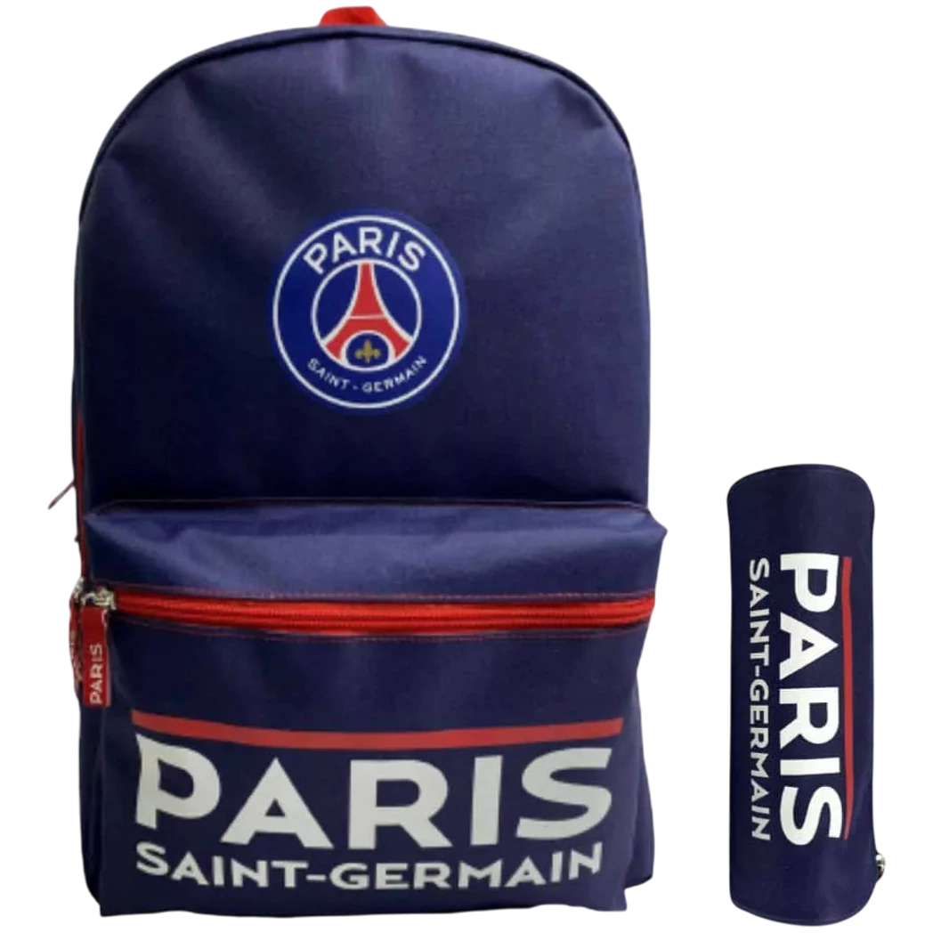 PSG hátizsák, iskolatáska tolltartóval