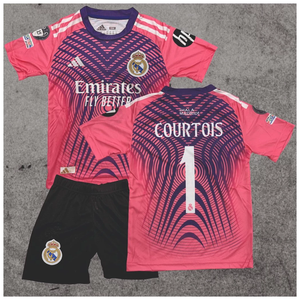 REAL MADRID - COURTOIS szurkolói gyerek kapus mez szett