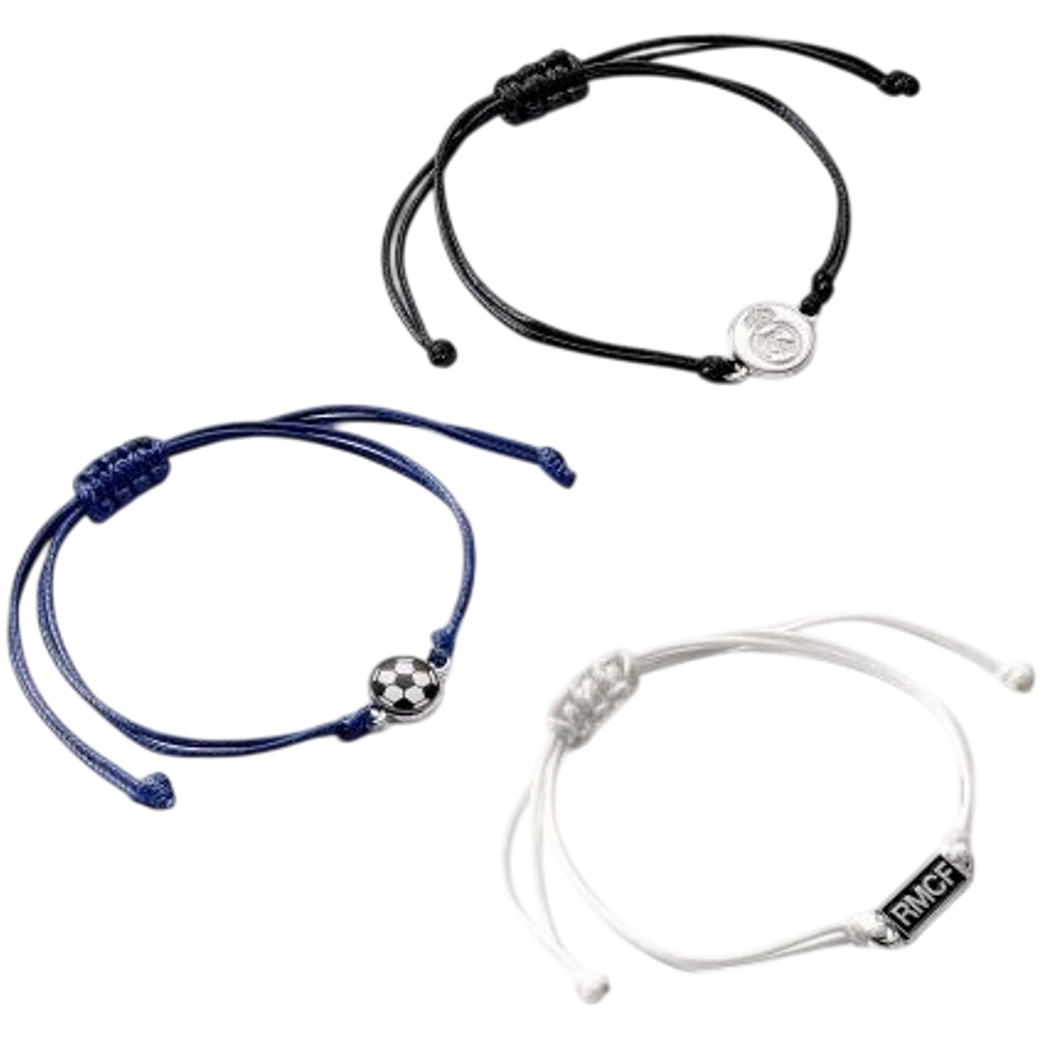 REAL MADRID barátság karkötő szett (3 db-os)