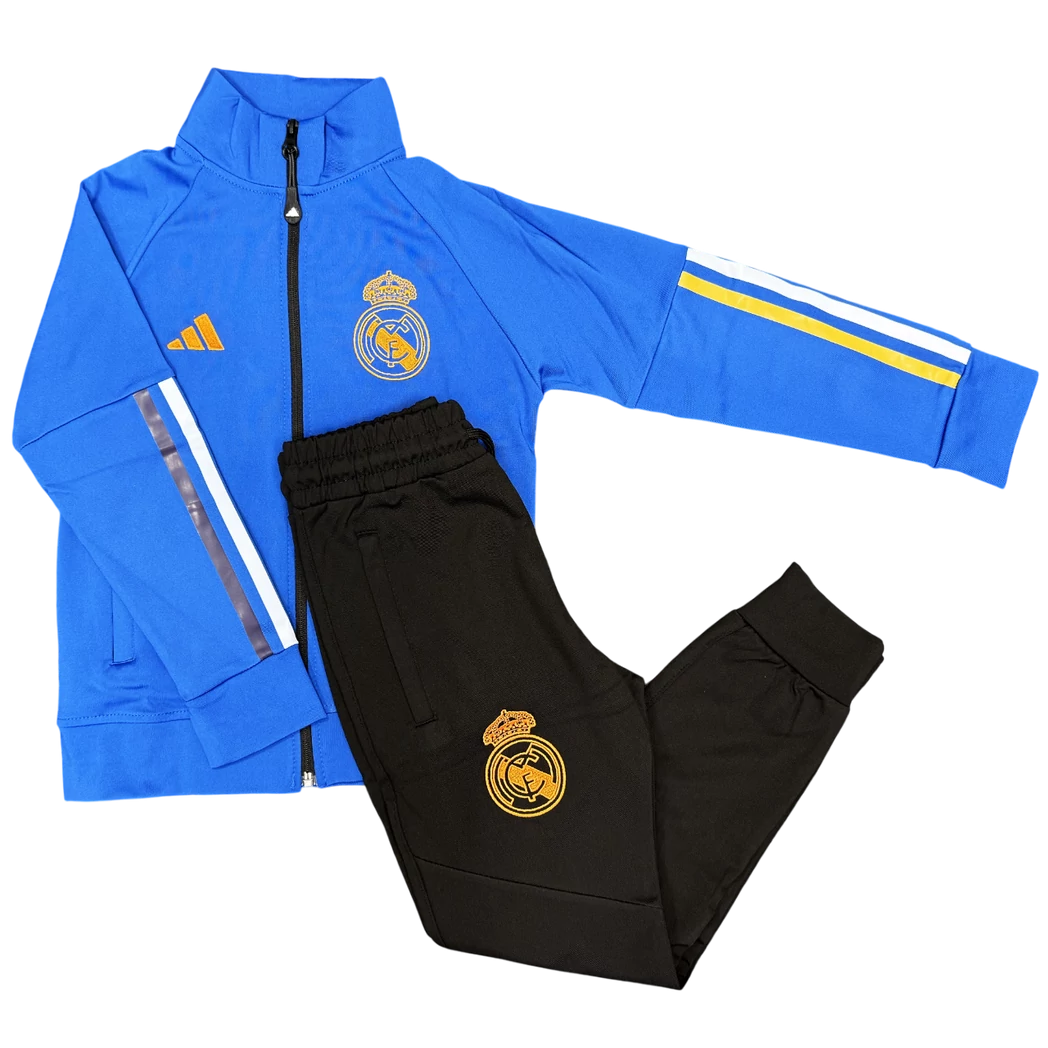 REAL MADRID gyerek melegítő szett kék-narancs-fekete