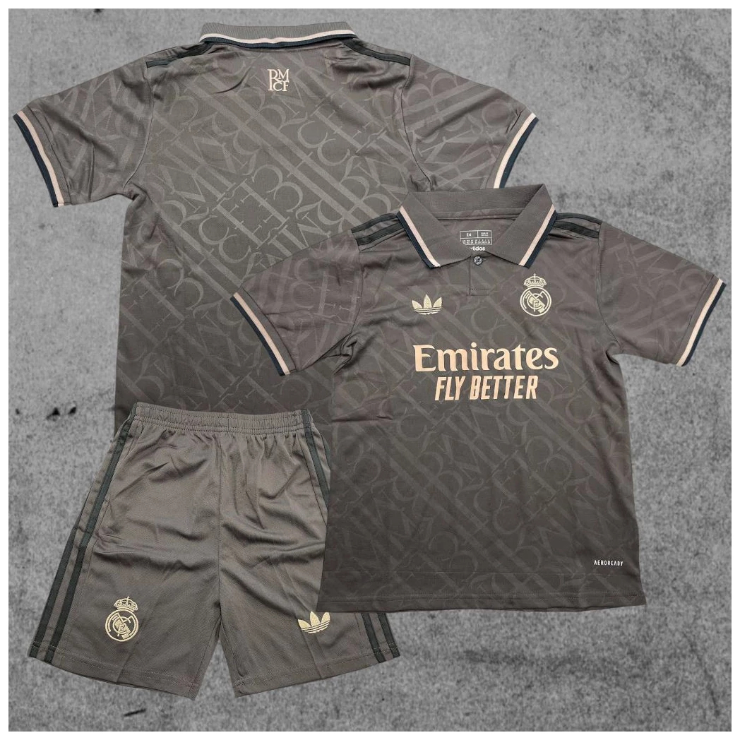 REAL MADRID - 3. számú 2024/2025 gyerek mez szett (felirat nélküli)