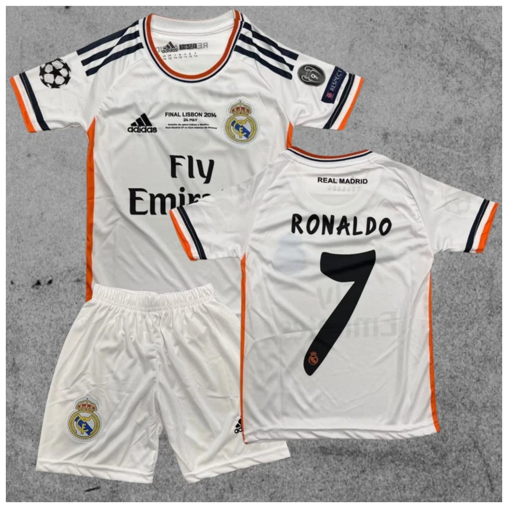 REAL MADRID - RONALDO szurkolói gyerek mez szett fehér