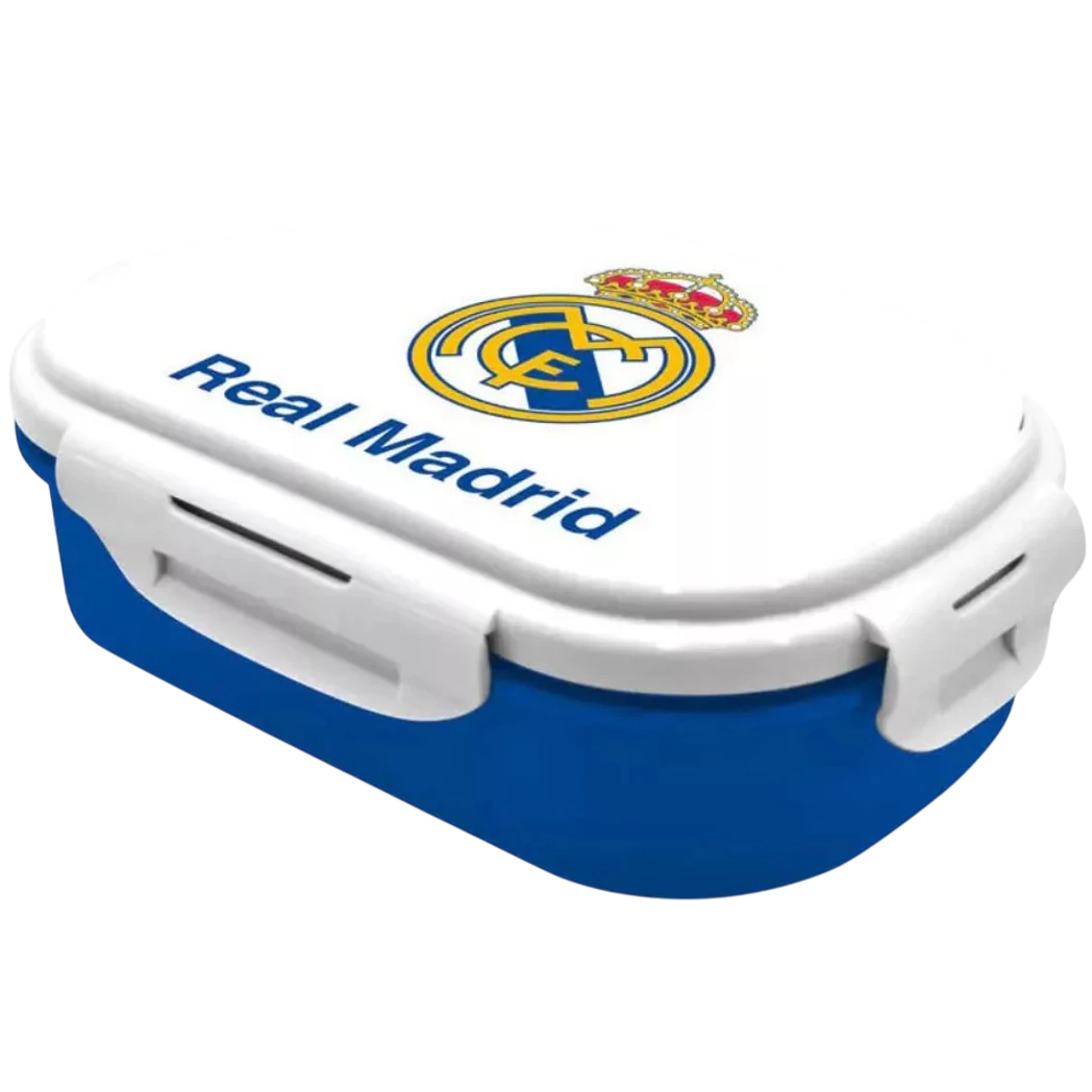 REAL MADRID uzsonnás doboz és evőeszköz