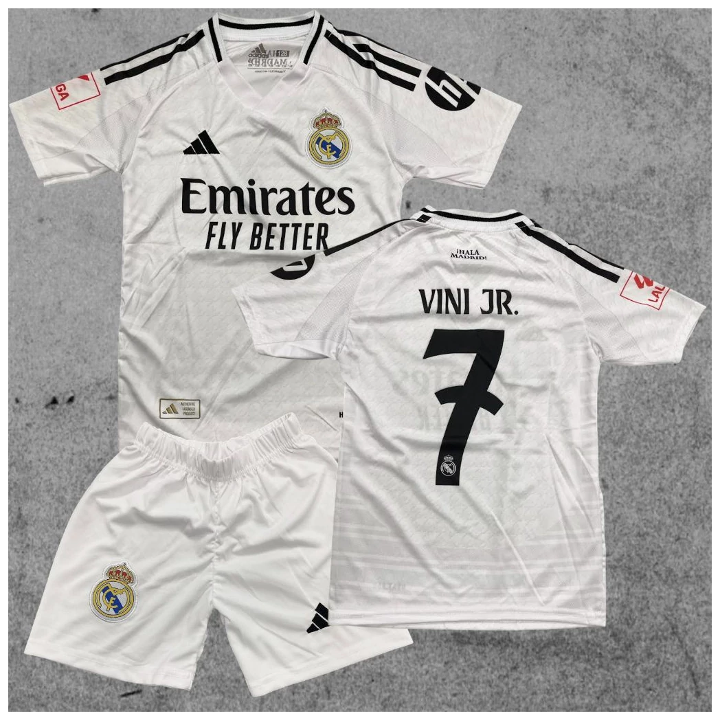 REAL MADRID - VINI JR. szurkolói gyerek mez szett