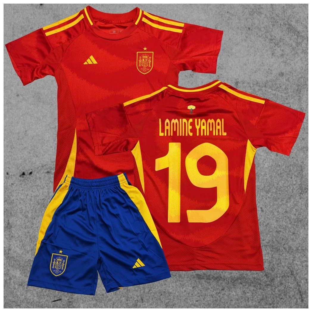 SPANYOL VÁLOGATOTT - Lamine Yamal hazai 2024 gyerek mez szett