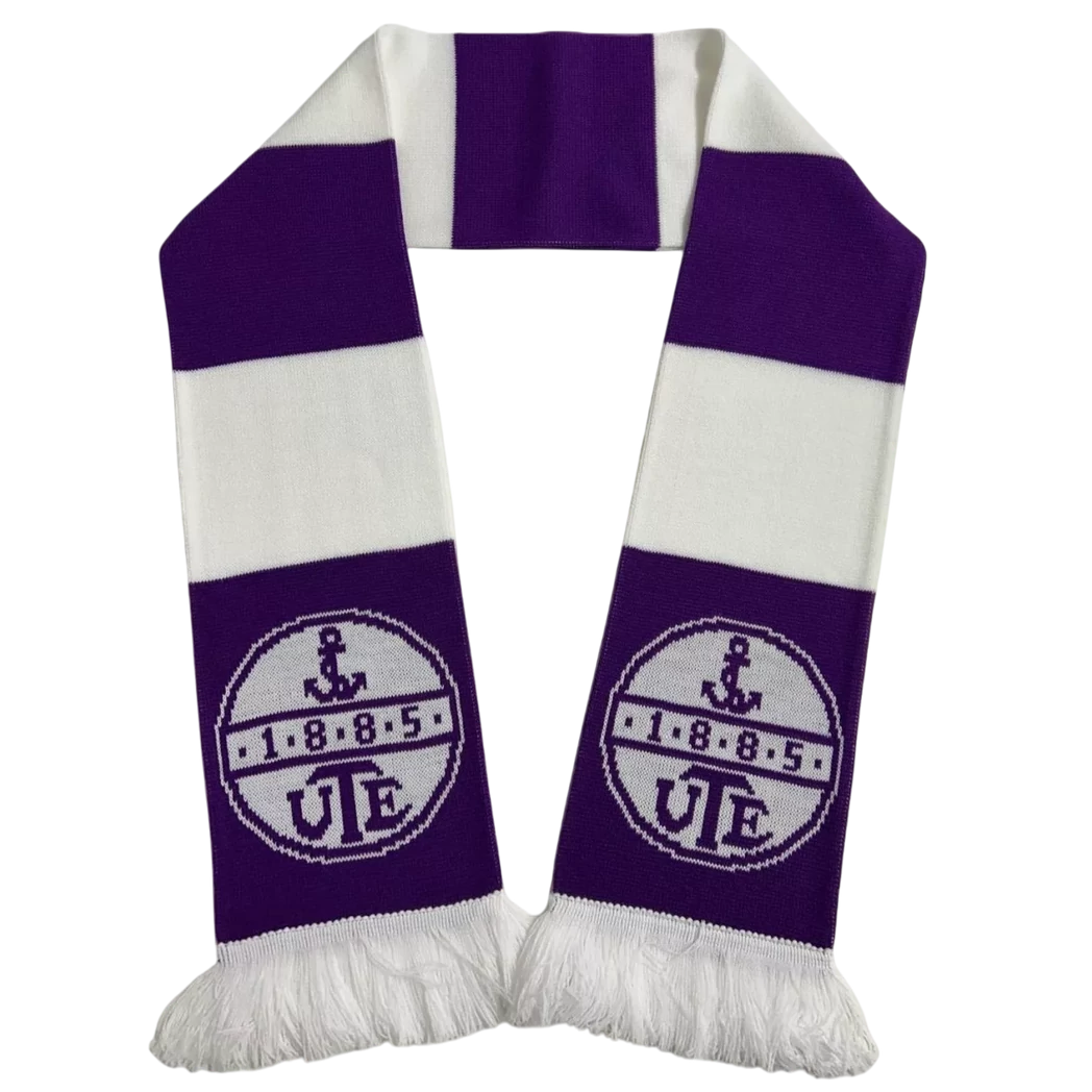 ÚJPEST kötött sál címeres