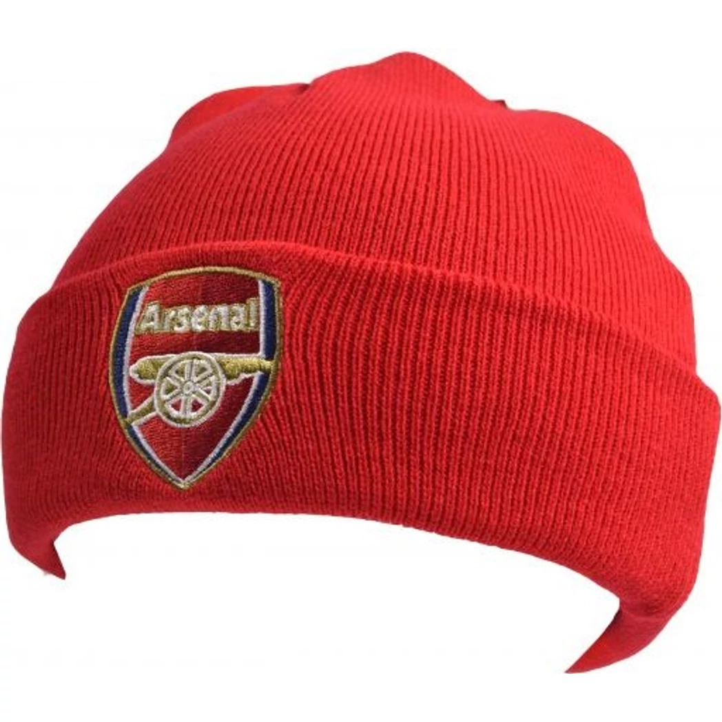 Kép 3/3 - ARSENAL kötött téli sapka piros