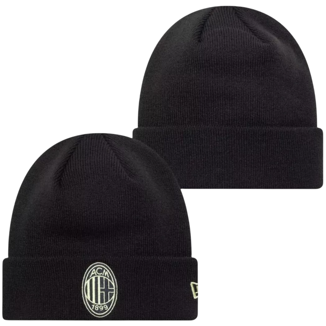 Kép 3/3 - AC MILAN felnőtt fekete-arany kötött sapka New Era 