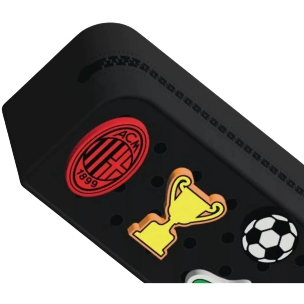 Kép 3/3 - AC MILAN szilikon tolltartó hasáb kitűzőkkel