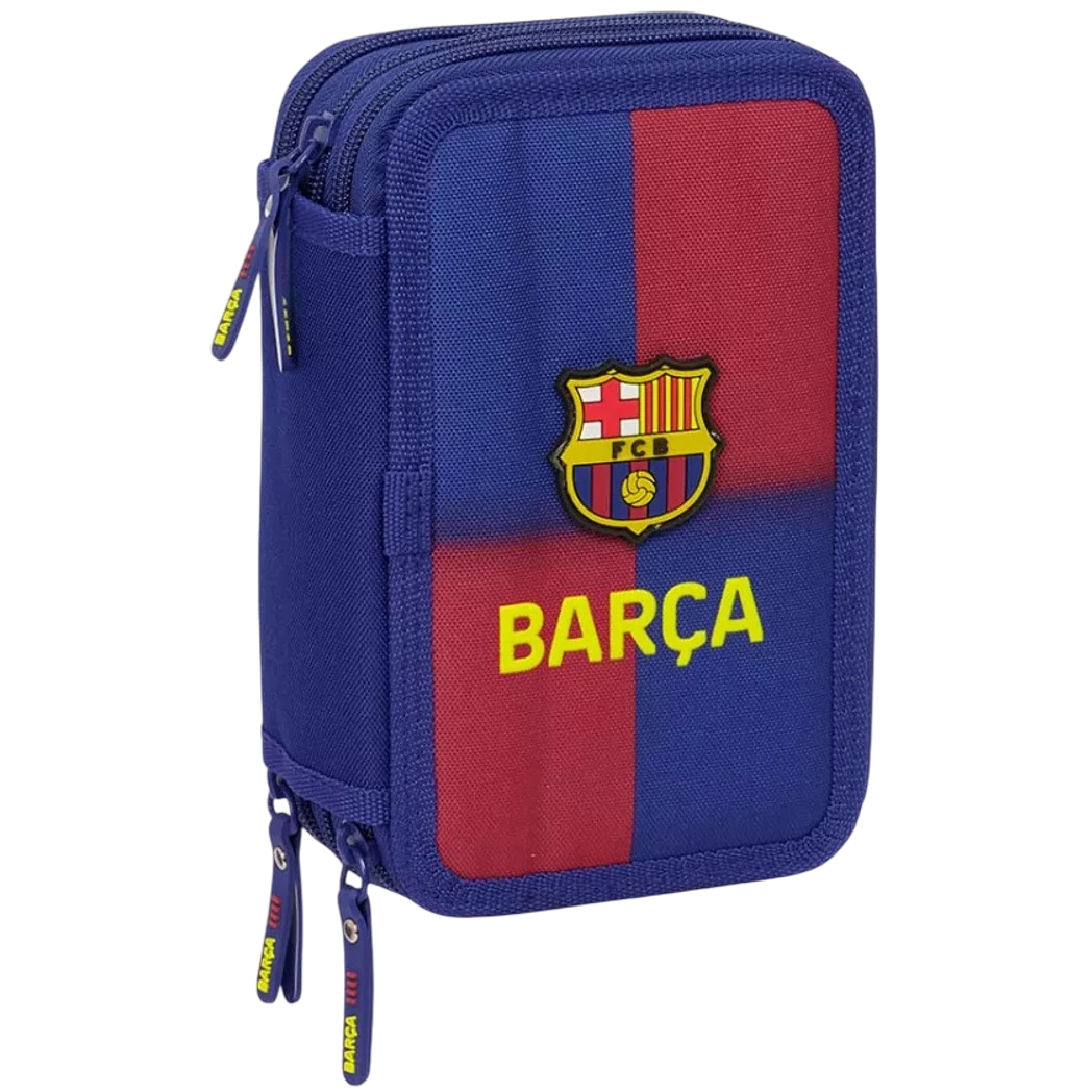 Kép 1/6 - BARCELONA teli tolltartó 37 db-os kék-piros