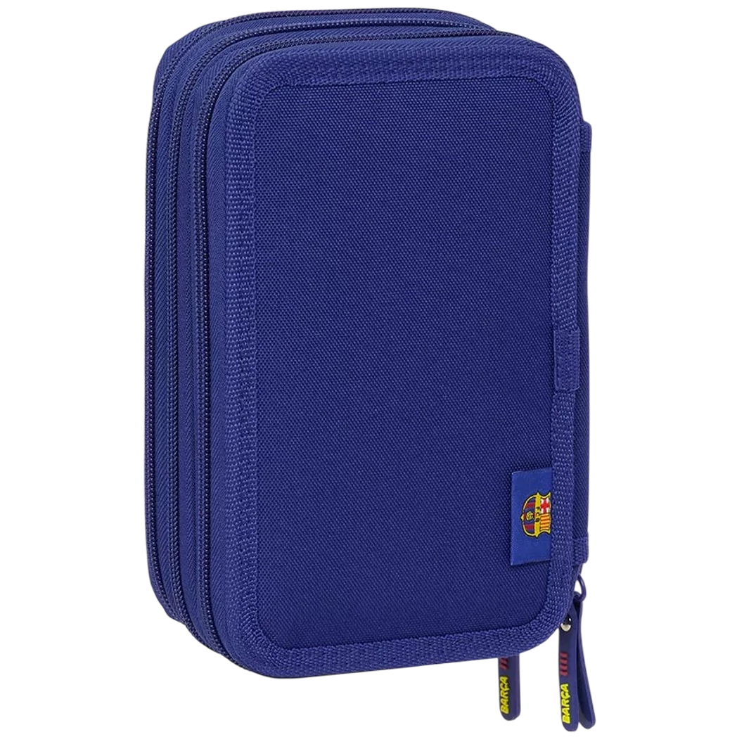 Kép 2/6 - BARCELONA teli tolltartó 37 db-os kék-piros