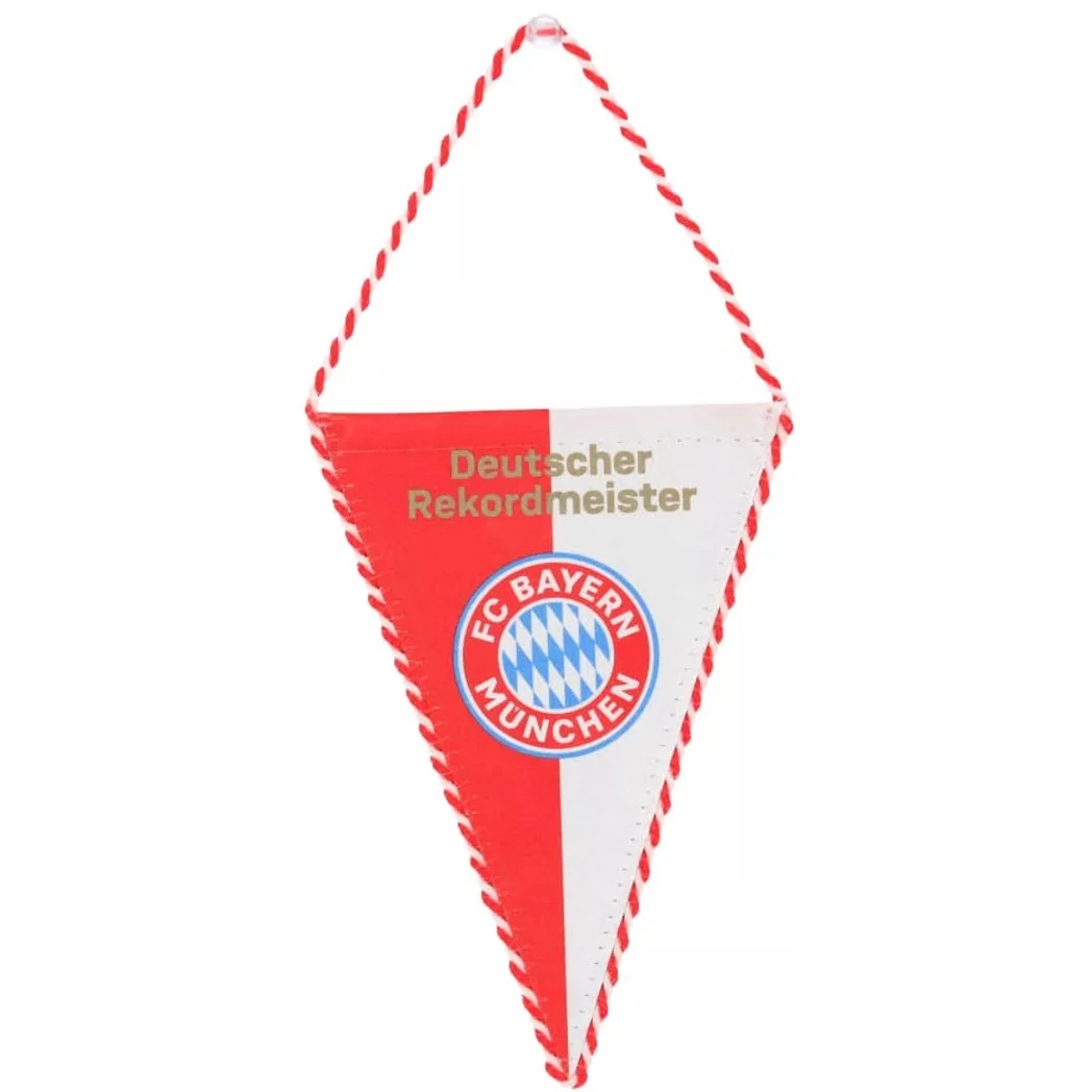Kép 2/2 - BAYERN MÜNCHEN háromszög alakú zászló kicsi