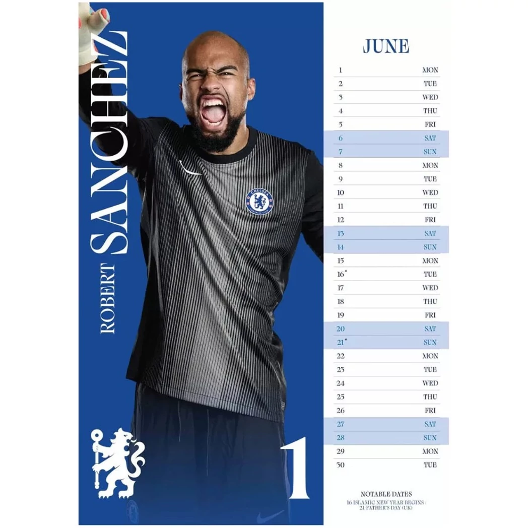 Kép 3/3 - CHELSEA naptár 2026