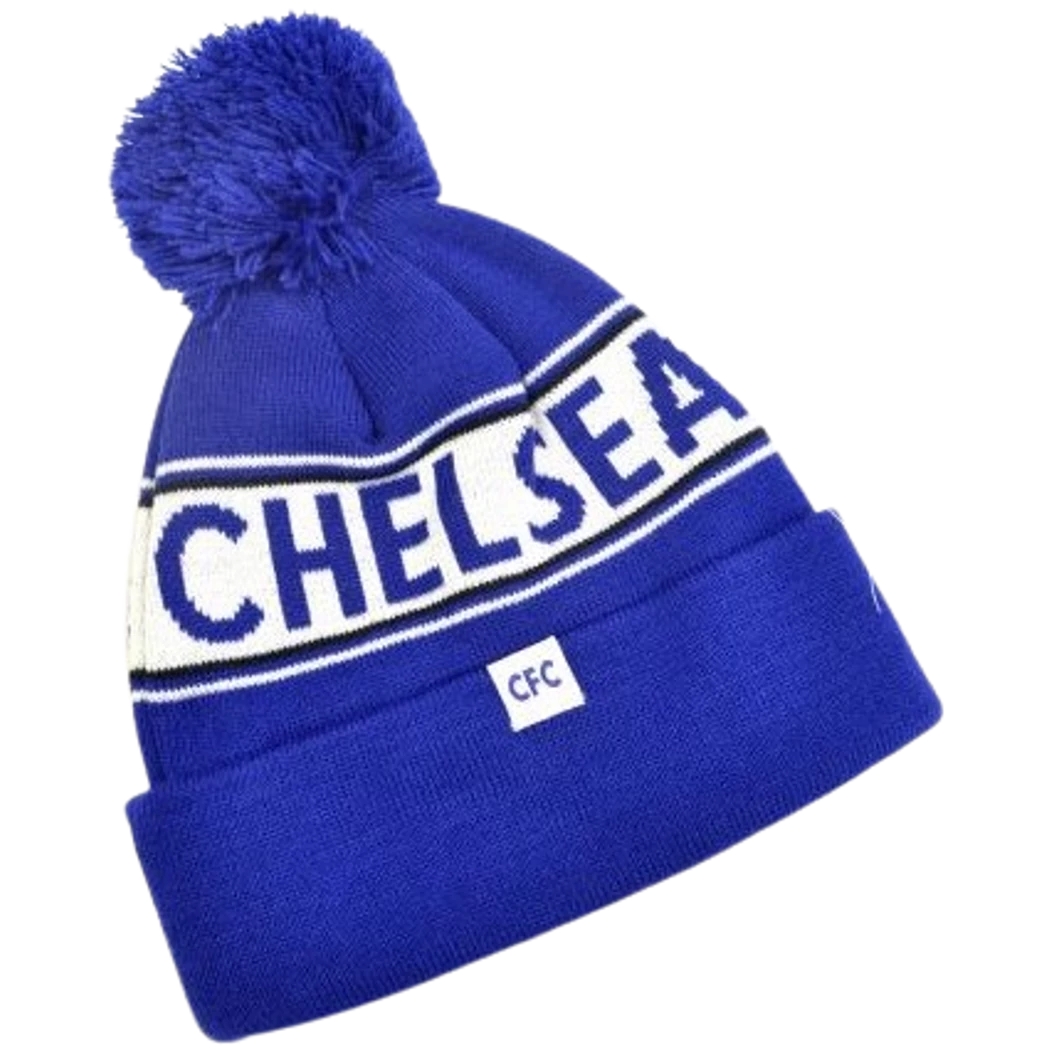 Kép 2/2 - CHELSEA kötött téli sapka pomponos