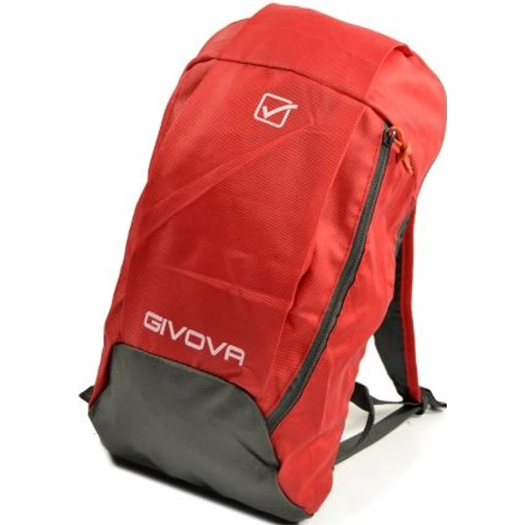 Kép 3/3 - GIVOVA könnyű hátizsák piros/szürke