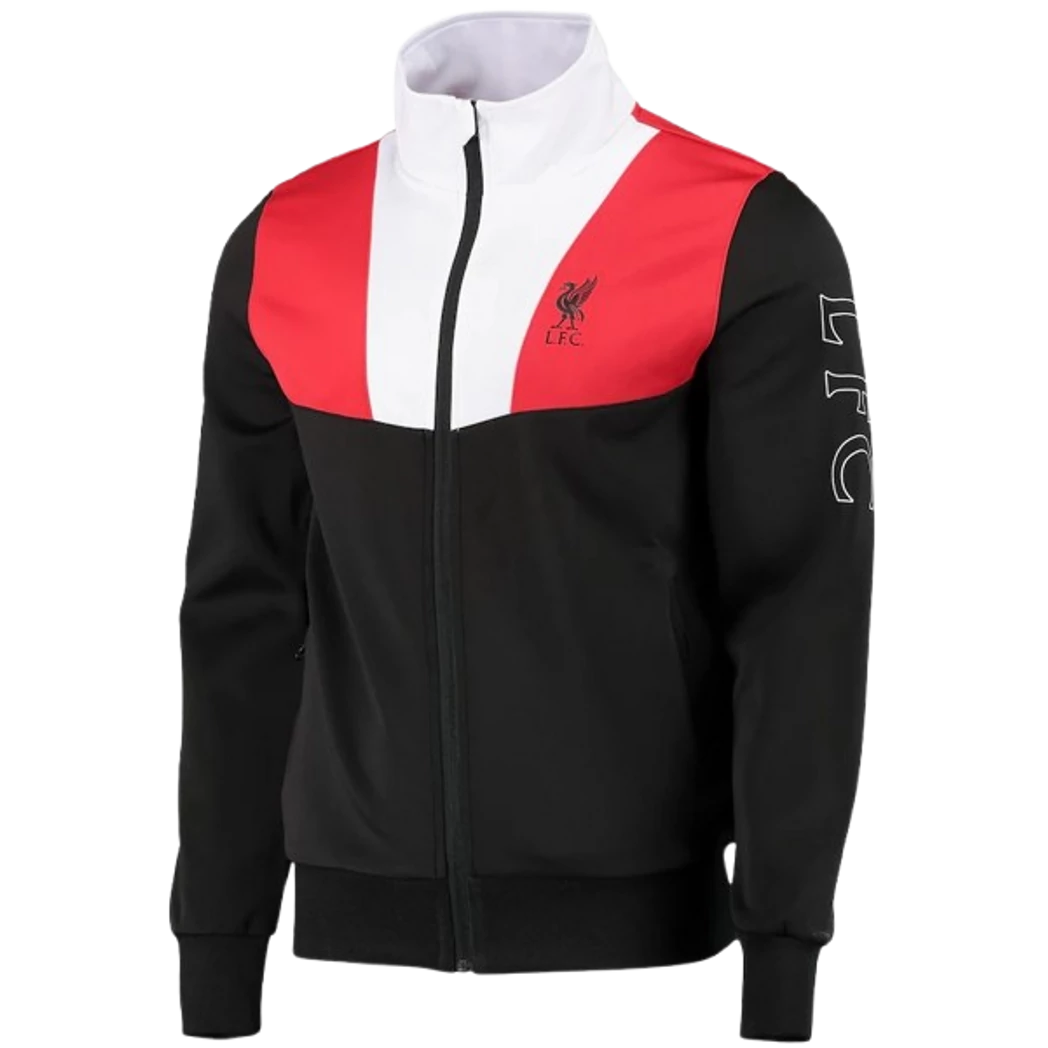 Kép 3/4 - LIVERPOOL felnőtt melegítő garnitúra piros-fekete-fehér