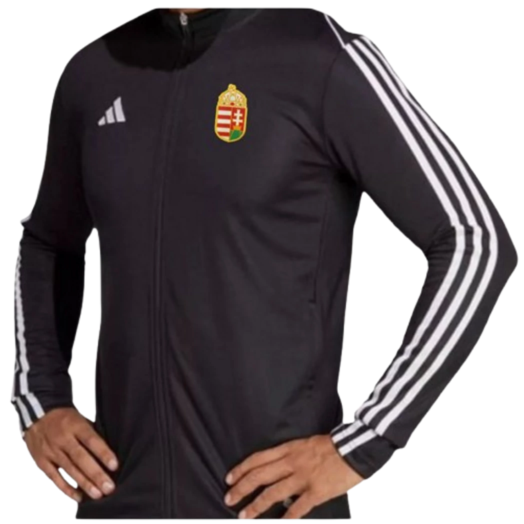 Kép 2/4 - MAGYARORSZÁG fekete melegítő felső Adidas