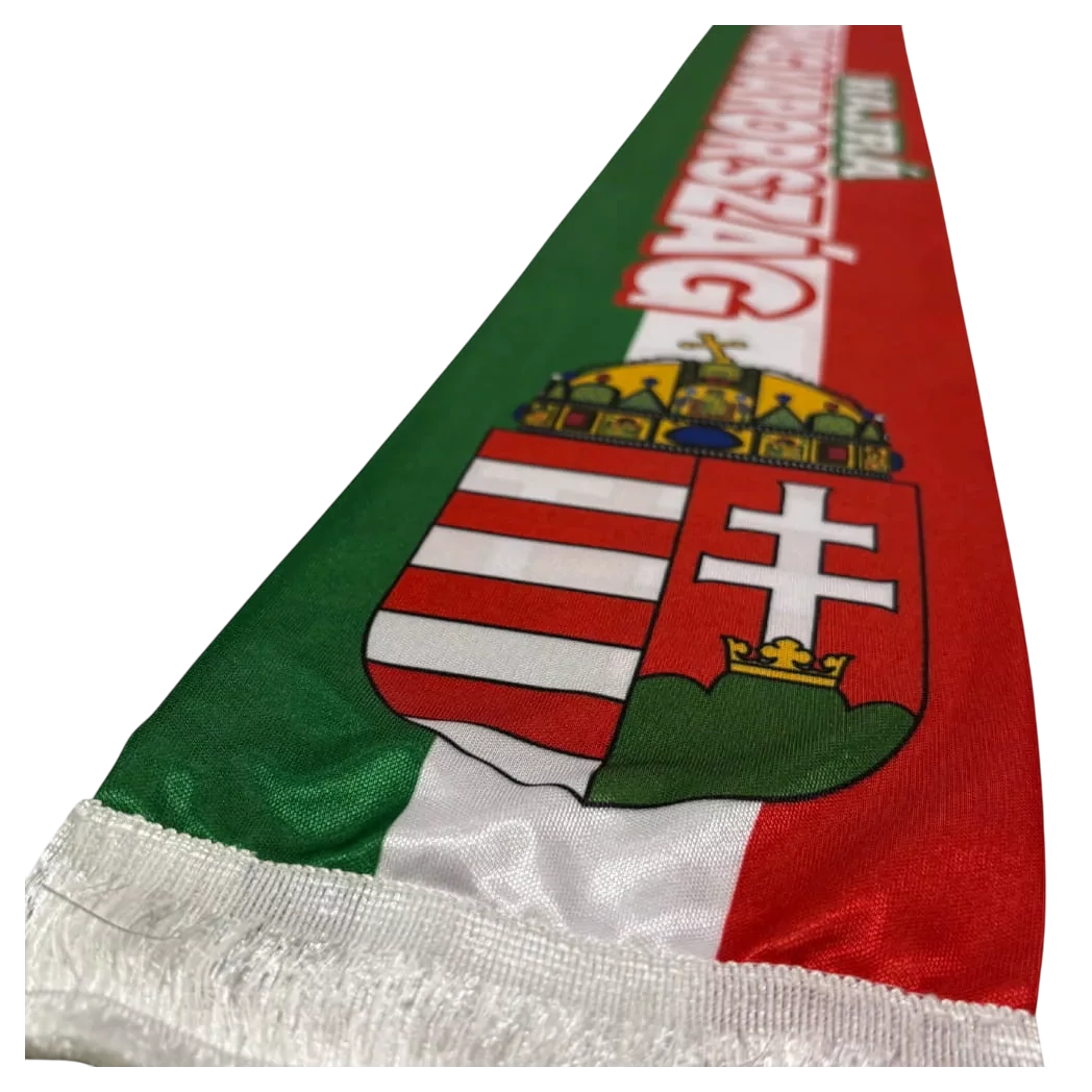 Kép 4/4 - MAGYARORSZÁG selyem sál HAJRÁ MAGYARORSZÁG