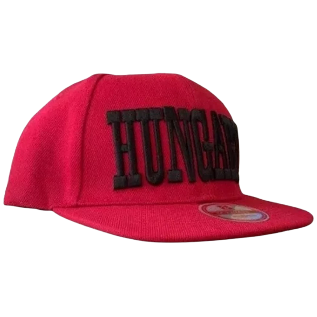 Kép 2/2 - MAGYARORSZÁG baseball sapka snapback piros