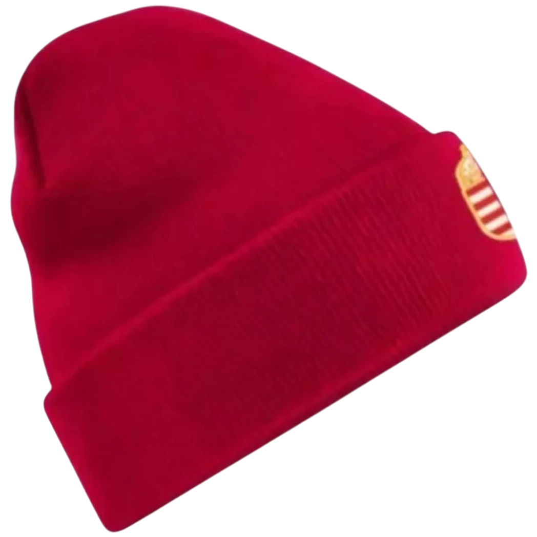 Kép 2/3 - MAGYARORSZÁG gyerek kötött sapka piros visszahajtható