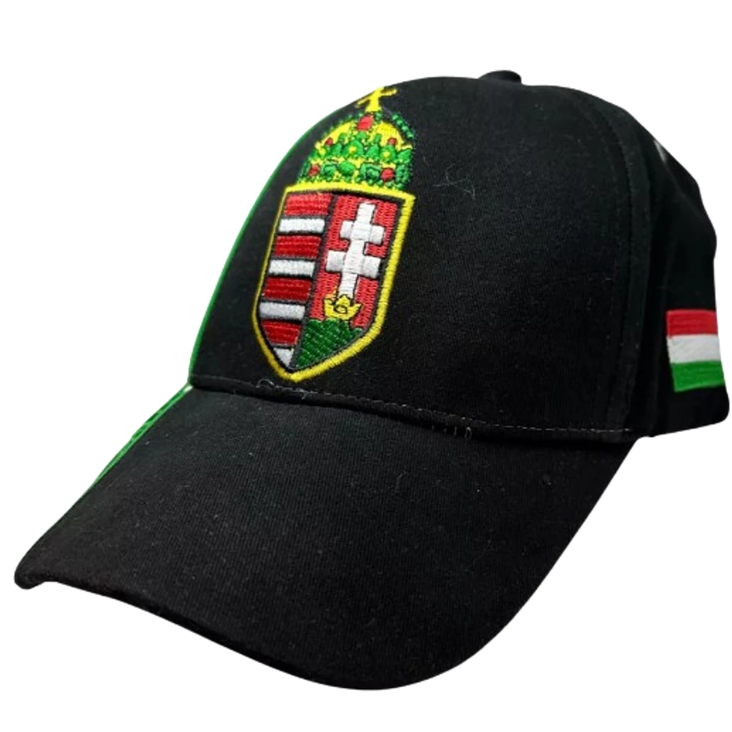 Kép 4/5 - MAGYARORSZÁG baseball sapka fekete-zöld hímzett