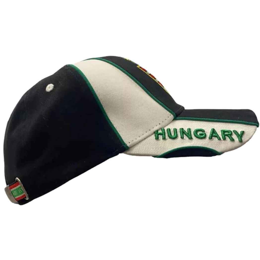 Kép 5/5 - MAGYARORSZÁG baseball sapka fekete-zöld hímzett