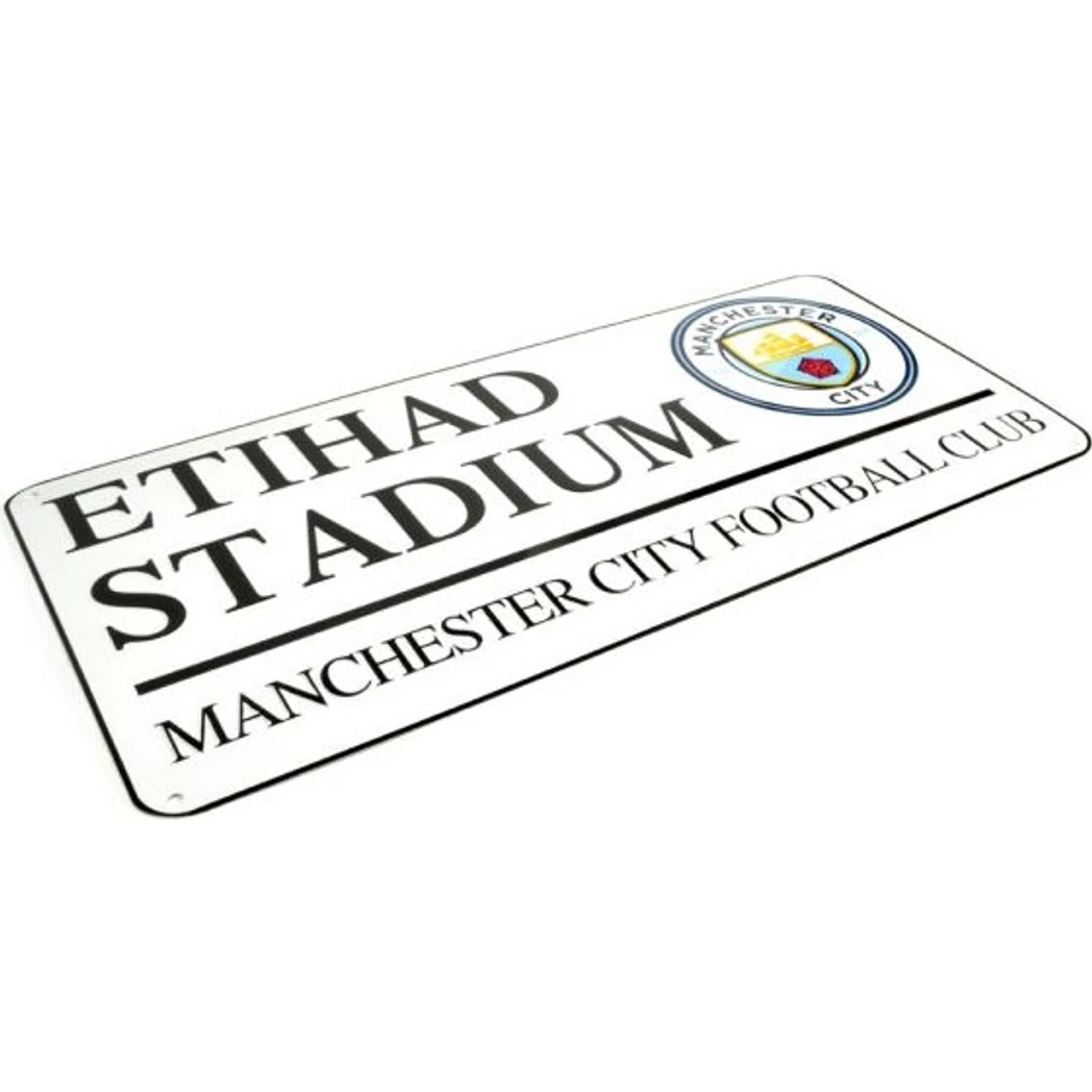 Kép 2/2 - MANCHESTER CITY nagy fém utcanévtábla