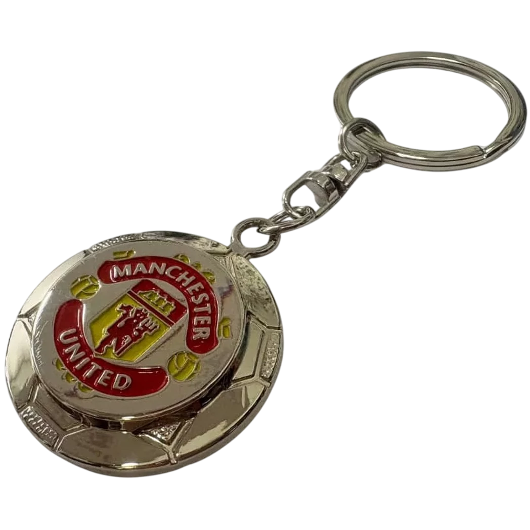 Kép 1/2 - MANCHESTER UNITED fém focis kulcstartó