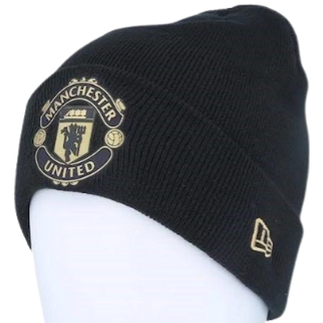Kép 2/2 - MANCHESTER UNITED sapka kötött NEW ERA fekete/arany