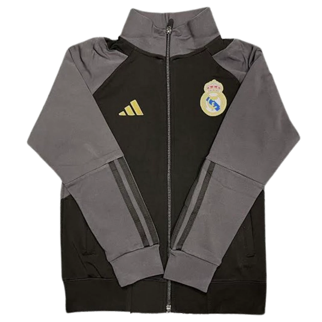 Kép 2/3 - REAL MADRID gyerek melegítő szett fekete-szürke